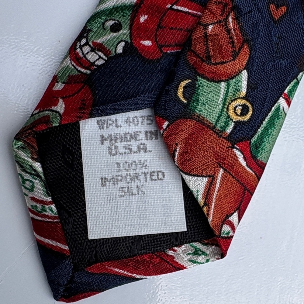 Tabasco Brand Dancing Bottles 100% Silk Men's Necktie - Picture 4 of 6